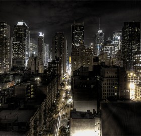 new york at night