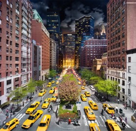 park avenue, day to night