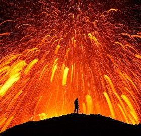 dancing with the lava