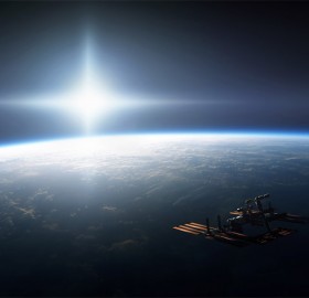 science power platform orbiting earth
