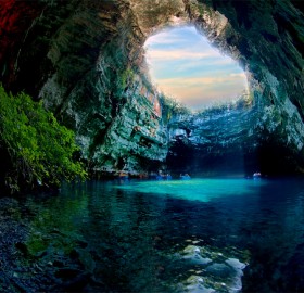 melissani cave, greece