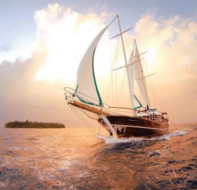sailing through maldives