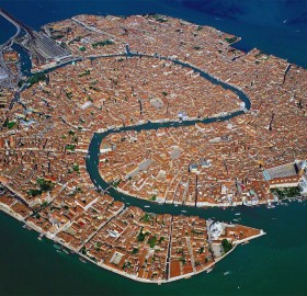 venice, italy, from above