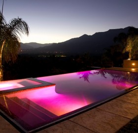 infinity pink pool
