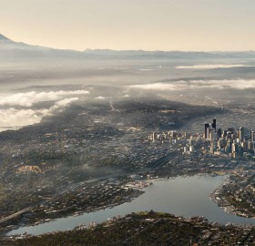 seattle from air