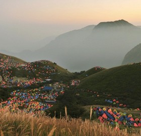 camping festival, china