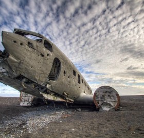the lost airplane, iceland