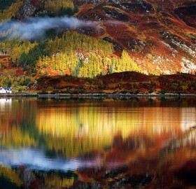 autumn in the scottish highlands