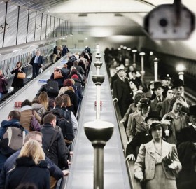 london underground, then and now