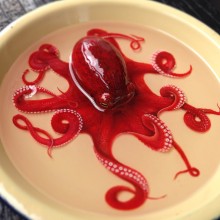 realistic 3D octopus painting