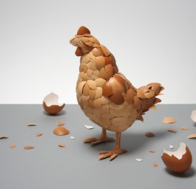 what came first? chicken or the egg – artwork