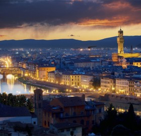 a view on florence, italy