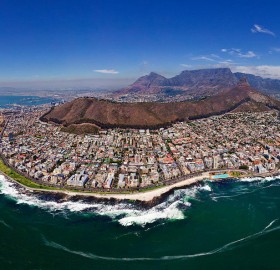 cape town from above, south africa