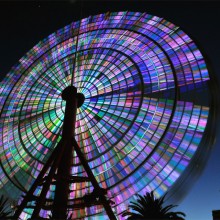 ferris wheel long exposure