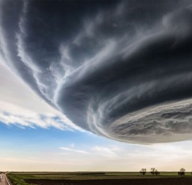 supercell storm over colorado