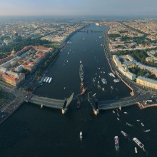 saint petersburg from above