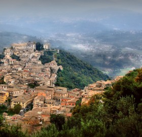 small town in the hills, arpino, italy
