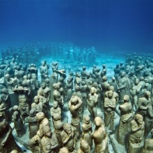 the underwater museum, isla mujeres, mexico