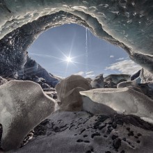 Ice Cave Inside Glacier, Iceland