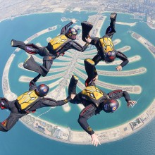 Skydiving Over Palm Jumeirah Dubai