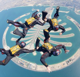 Skydiving Over Palm Jumeirah Dubai