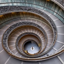 Stairs Inside Vatican Museum