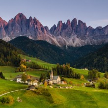 A View On Dolomites, Italy
