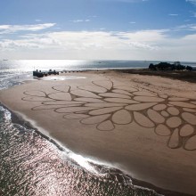 Huge Sand Drawings, Atlantic Coast