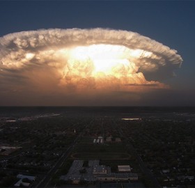 Supercell Storm Over Texas