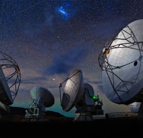Astronomical Telescopes In The Atacama Desert, Chile