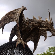 Breathtaking Driftwood Dragon