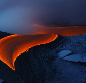 Lava From Kilauea Volcano, Hawaii