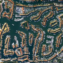 Port Grimaud From Above, France