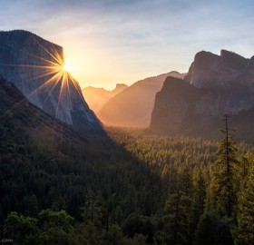 Sunrise In Yosemite