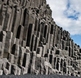 Unique Rock Formations As Results Of Lava Flows Cracking