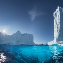 Giant Icebergs Of Greenland