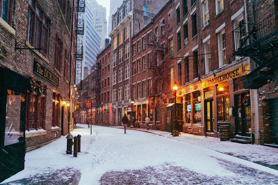 new york city under snow