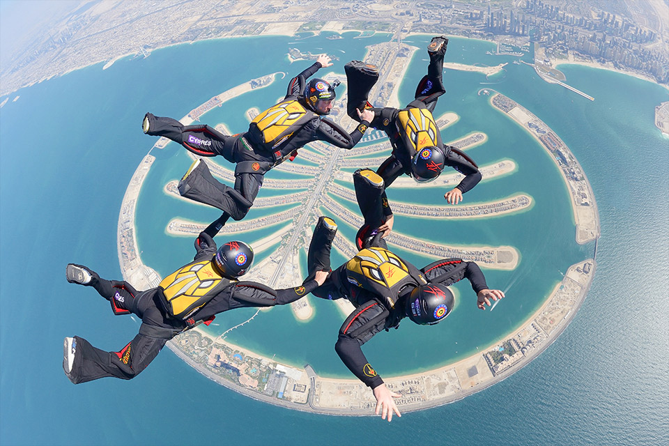 Skydiving Over Palm Jumeirah Dubai Photo | One Big Photo