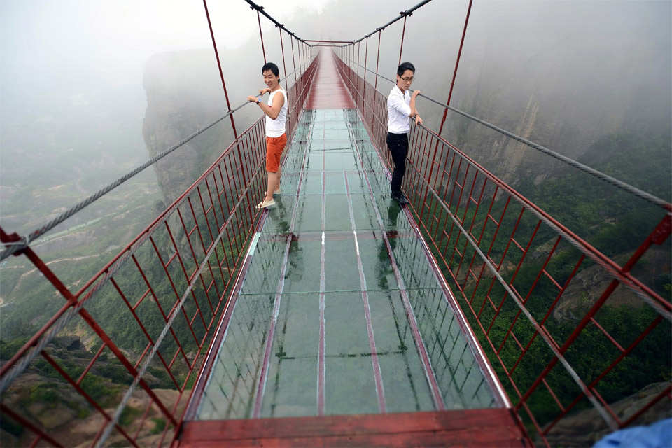 Transparent Bridge in China