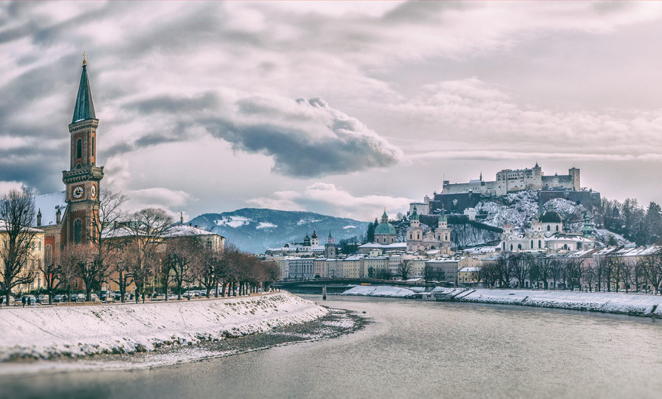 Winter In Salzburg, Austria