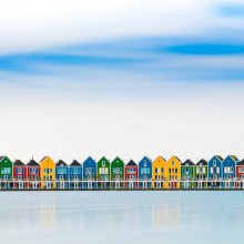 Colorful Houses Of Houten, Holland