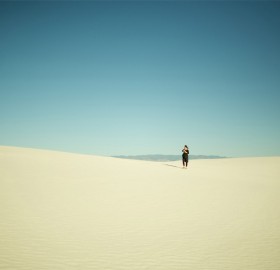 a walk in the desert