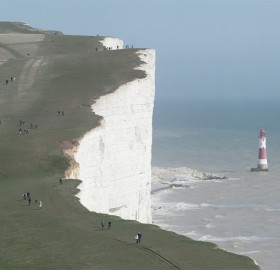 beachy head cliffs, england