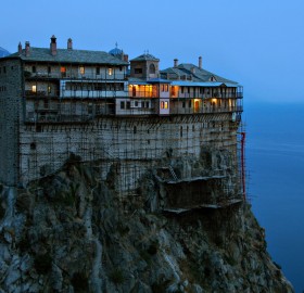 monastery on athos, greece