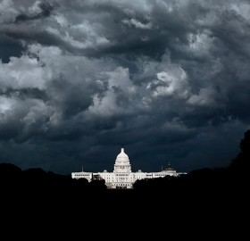 storm at the capitol