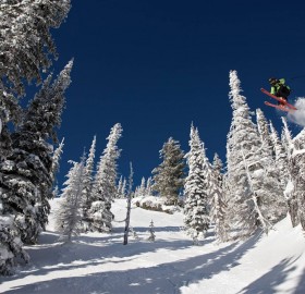 awesome ski jump
