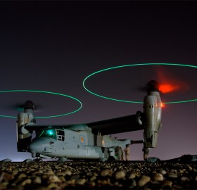 osprey vertical lift aircraft in iraq