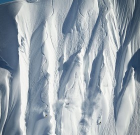 first snowboarders to conquer vertical alaskan slope