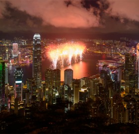 hong kong fireworks