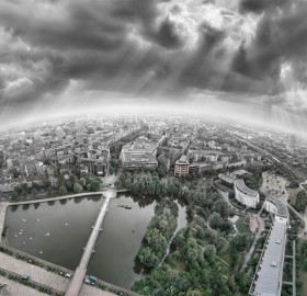 panorama of cologne, germany